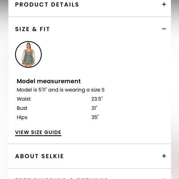 Selkie dress worn once - Picture 3 of 5